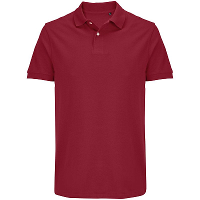 Рубашка поло унисекс Pacific, красная (бургунди) (Красный)