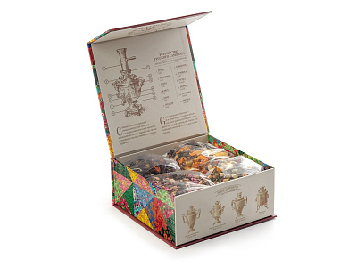 Подарочный набор c купажами чая Цветущий сад в подарочной упаковке (Мультиколор)