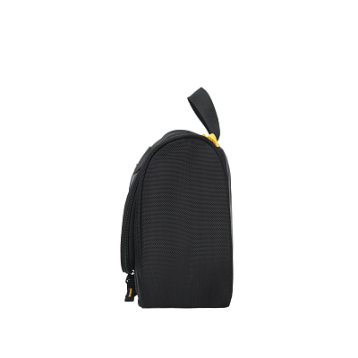 Несессер TORBER,  дорожный, чёрный/серый, полиэстер, 27х11х22 см