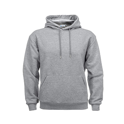 Толстовка с капюшоном-худи REDFORT, арт.352 (Серый меланж)