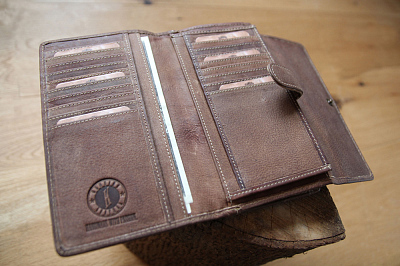 Кошелек женский KLONDIKE «Donna», натуральная кожа в светло-коричневом цвете, 18 х 10,5 х 3 см