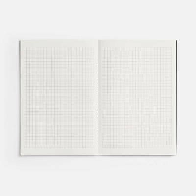 Блокнот Marco в клетку, черный