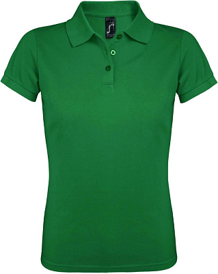 Рубашка поло женская Prime Women 200 белая (Зеленый)