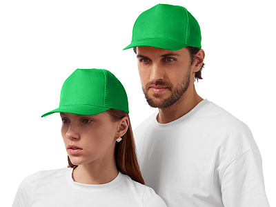 Бейсболка Poly (Зеленый)