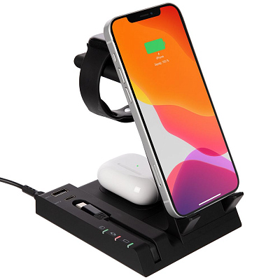 Зарядная станция Tres, черная (Чёрный)