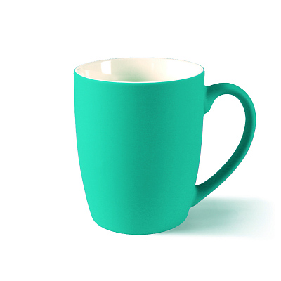 Кружка MATFEY soft touch 350 мл (Мятный)