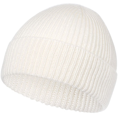 Шапка Bernard, молочно-белая (ванильная) (Белый)