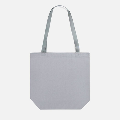 Шопер B5, серый с серыми ручками