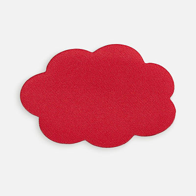 Наклейка тканевая Lunga Calum, L, красная (Красный)