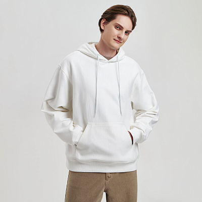 Худи релакс унисекс ADVENTURE , размер 3XL/4XL (Белый)