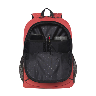 Рюкзак TORBER ROCKIT с отделением для ноутбука 15,6", красный, полиэстер 600D, 46 х 30 x 13 см