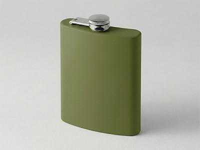 Фляжка Remarque soft-touch 2.0 (Зеленый милитари)