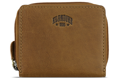 Бумажник KLONDIKE RUSH «Dana», натуральная кожа в коньячном цвете, 11 х 9 х 2,5 см (Коричневый)