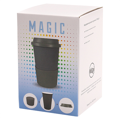 Кружка Magic To Go, темно-синий/ зеленый