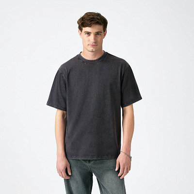 Футболка унисекс Драйв (Drive), 240гр., серая с варкой (Серый)