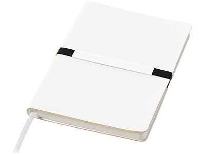 Блокнот A5 Stretto (Белый/черный)