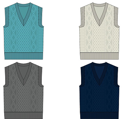 Жилет оверсайз на заказ Tricksy Terra Grand акрил Жилет оверсайз на заказ Tricksy Terra Grand акрил