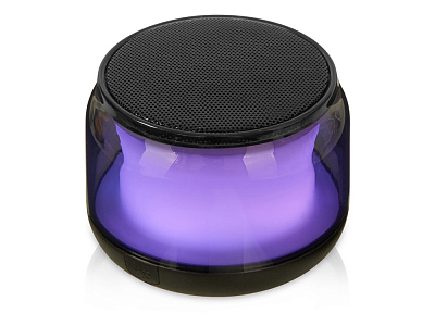 Колонка с RGB подcветкой Dance, 3 Вт (Чёрный)