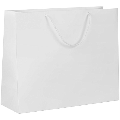 Пакет бумажный с ламинацией Lami Tote L  (Белый)