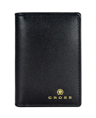 Визитница Cross Concordia Black кожа наппа гладкая чёрный 10,5 х 7,5 х 2 см