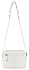 Сумка кросс-боди женская BUGATTI Elsa, белая, воловья кожа/полиэстер, 19х5,5х14 см - Фото 8