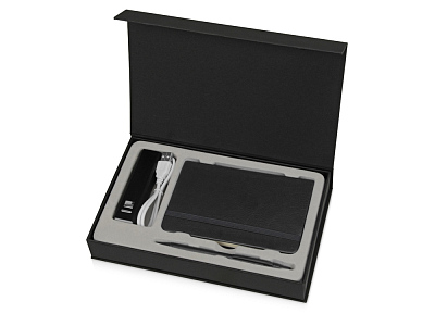 Набор для записей с пауэрбэнком Ион (Чёрный)