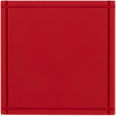 Лейбл из ПВХ Dzeta, L  (Красный)