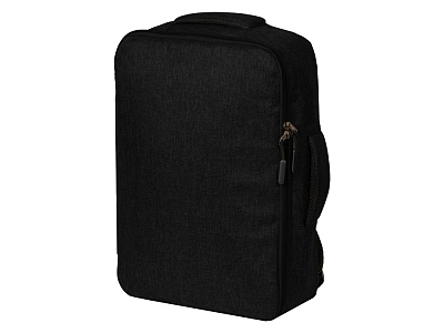 Рюкзак-трансформер Turnover для ноутбука 15 из переработанного пластика (Чёрный)