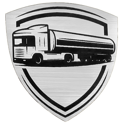 Шильд-наклейка транспорт, серебро (Серебристый)