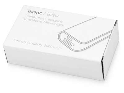 Внешний аккумулятор Basis, 2000 mAh