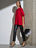 Футболка Oversize Premium, красная - Фото 5