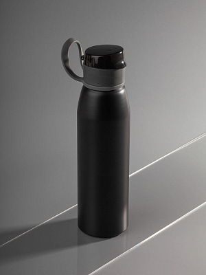 Бутылка для воды Billy Gym, матовая черная