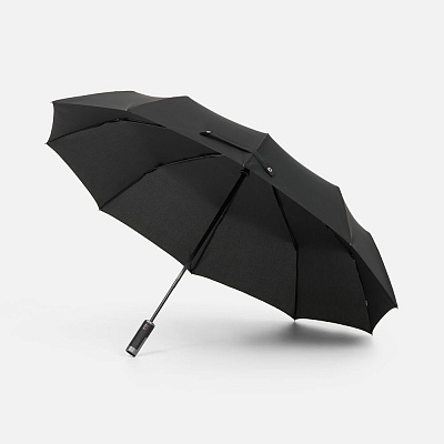 Зонт складной Regenfall, черный (Чёрный)