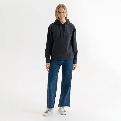 Худи с капюшоном, унисекс Алекс (Alex) антрацит, размер XXL