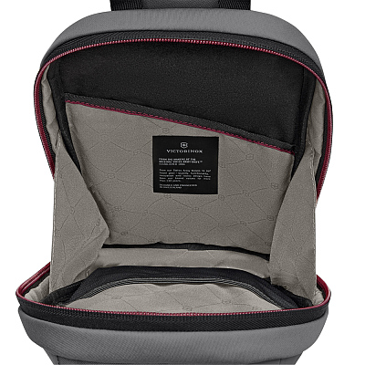 Рюкзак с одним плечевым ремнём VICTORINOX Travel Essentials, серый, полиэстер, 18x8x30 см