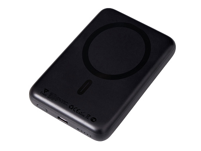 Магнитный внешний беспроводной аккумулятор Polarix, QC/PD, 10000 мАч (Чёрный)