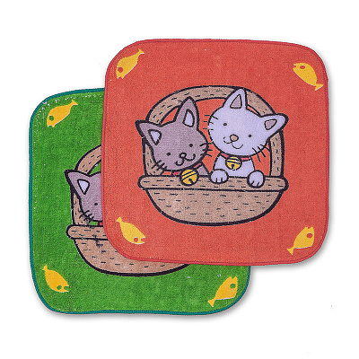 Салфетка махровая велюр "LAKE" мини-В.61