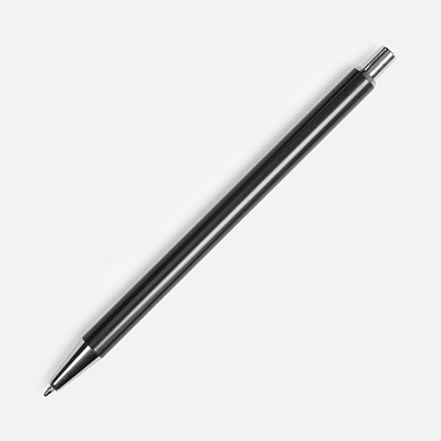 Ручка шариковая Slim Beam, черная (Черный)