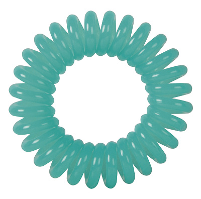 Резинки для волос Dewal Beauty "Пружинка", цвет св. зеленый (3 шт.) (Зеленый)