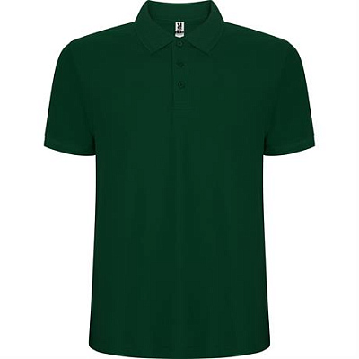 Футболка поло PEGASO PREMIUM мужская, БУТЫЛОЧНЫЙ ЗЕЛЕНЫЙ 5XL (Бутылочный зеленый)