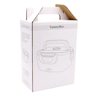 Ланчбокс с подогревом Yummybox, красный