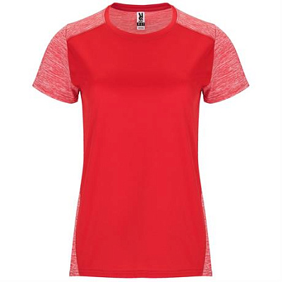 Спортивная футболка ZOLDER WOMAN женская, КРАСНЫЙ/ПЁСТРЫЙ КРАСНЫЙ M (Красный/Пёстрый красный)