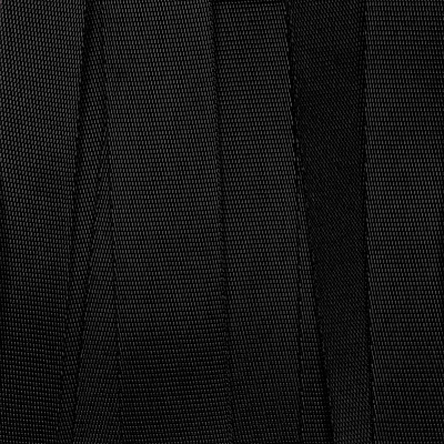 Стропа текстильная Fune 25 S, черная, 10 см (Чёрный)