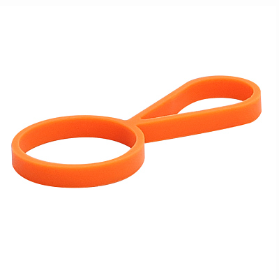 Кольцо-держатель силиконовое для термобутылки Olivia  (Оранжевый)