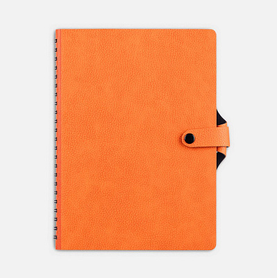 Ежедневник Strep Front на заказ, недатированный  (Оранжевый)