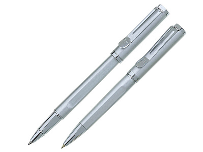 Набор Pen and Pen: ручка шариковая, ручка-роллер (Серебристый)