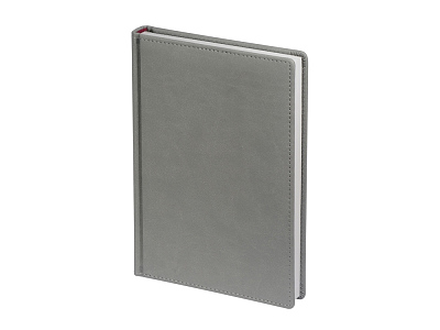 Ежедневник А5 датированный Velvet на 2026 год (Светло-серый)