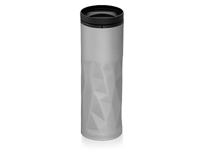 Термокружка Torino (Серебристый матовый/черный)