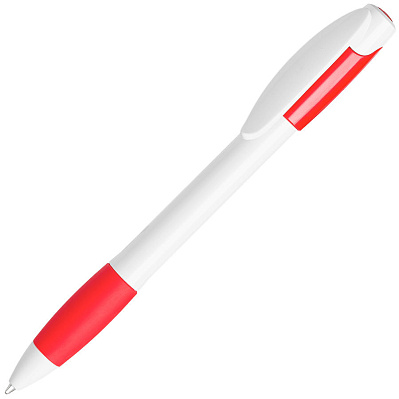 Ручка шариковая с грипом X-5 (Белый, красный)