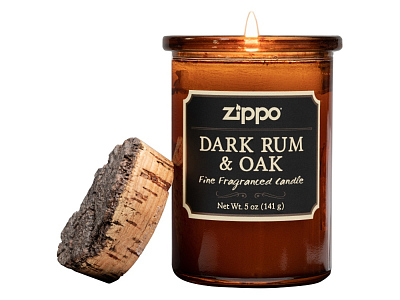 Ароматизированная свеча Dark Rum & Oak